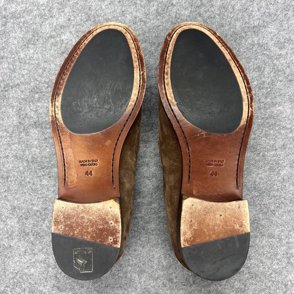 Suitsupply Shoes Mens Size 11 Brown Suede Tassel Loafers Leather Sole Italy - Picture 11 of 12